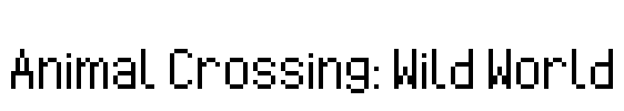 Animal Crossing: Wild World