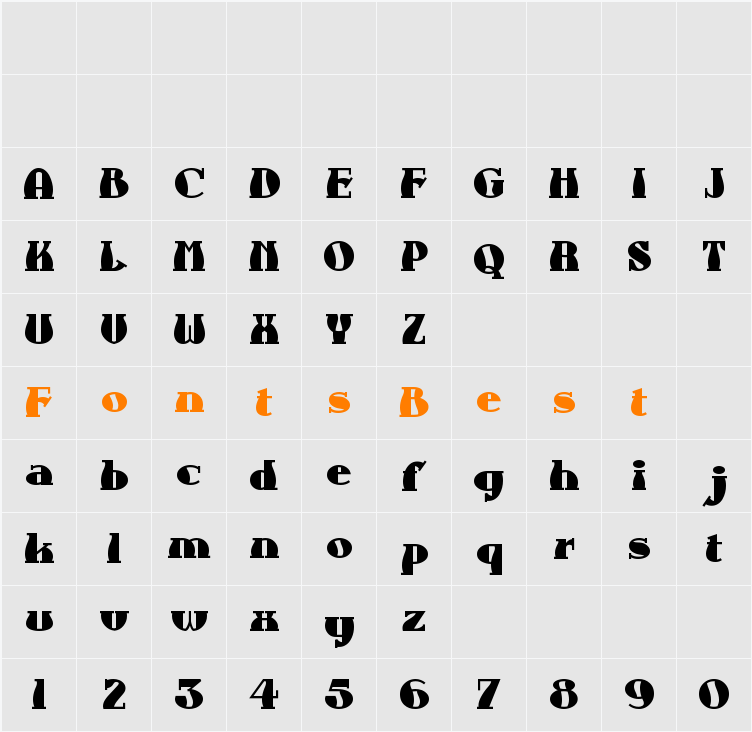 Aunt Bertha NF Character Map