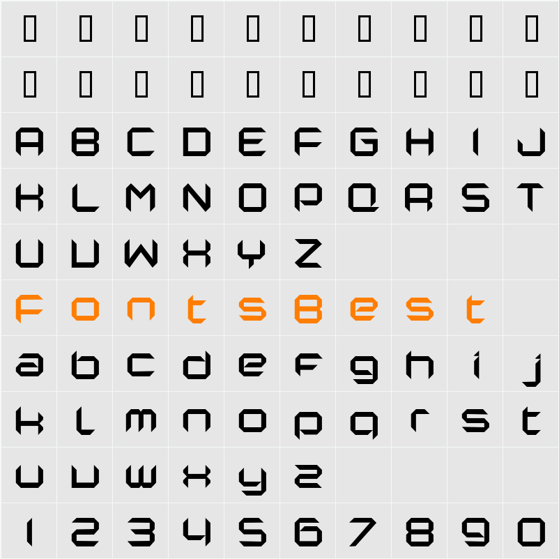 Nano Character Map