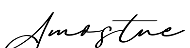 Amostne Font Image