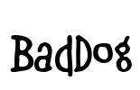 BadDog Font Image