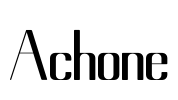 Achone Font Image