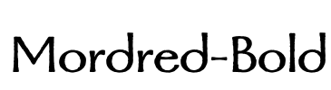 Mordred-Bold Font Image