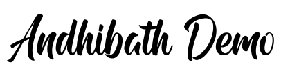 Andhibath Demo Font Image