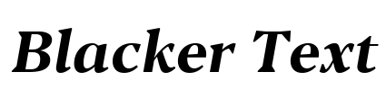 Blacker Text
