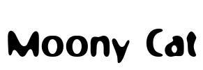 Moony Cat Font Image