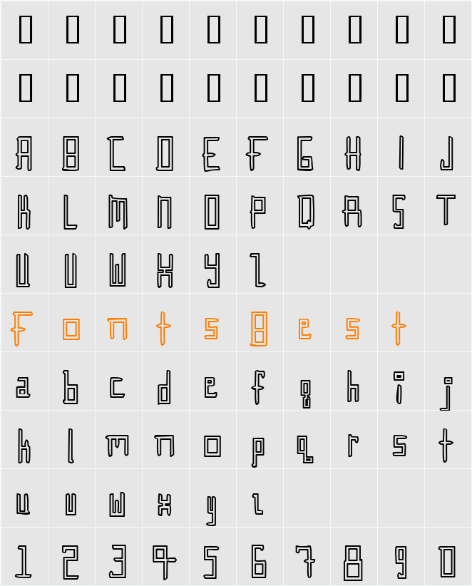 JI-Lochia Character Map