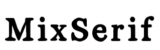 MixSerif Font Image