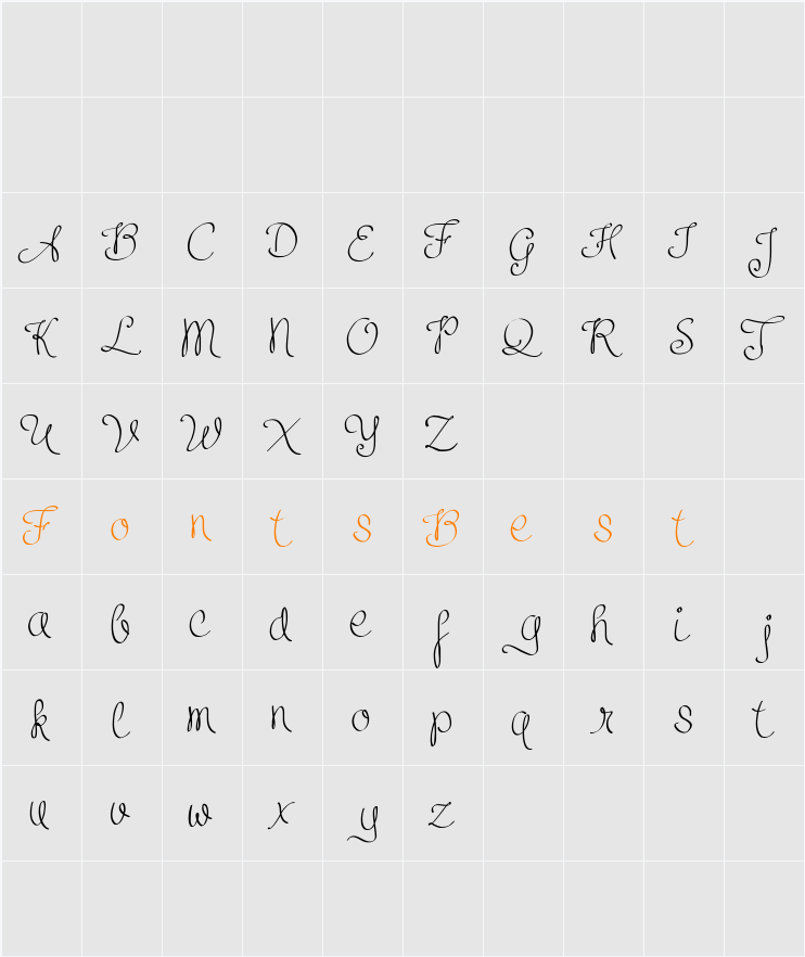 Clarissa Character Map