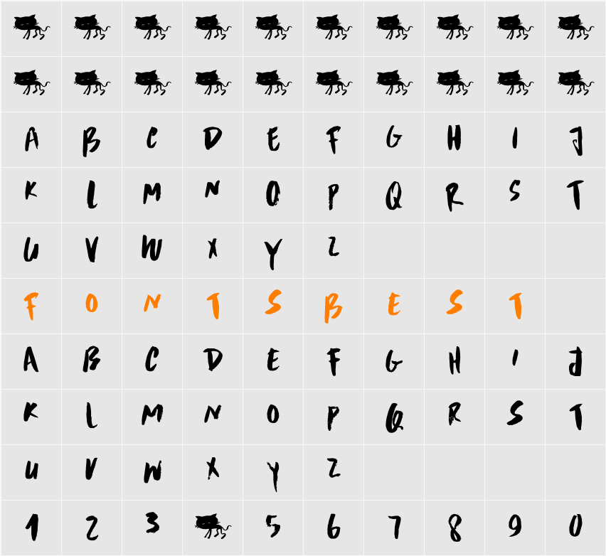 DK Scrawny Cat Character Map