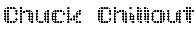 Chuck Chillout Font Image