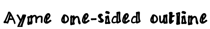 Ayme one-sided outline
