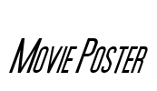 Movie Poster Font Image