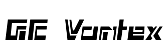 GE Vortex Font Image