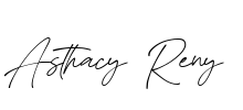 Asthacy Reny Font Image