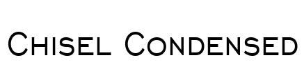 Chisel Condensed Font Image