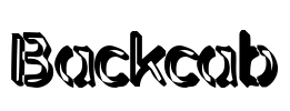 Backcab Font Image