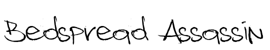 Bedspread Assassin Font Image