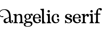 Angelic Serif