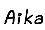 Aika Font Image