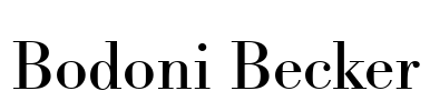 Bodoni Becker