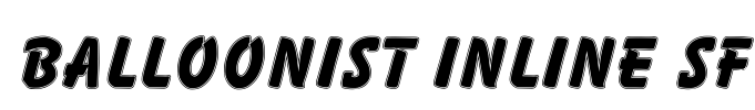 Balloonist Inline SF Font Image