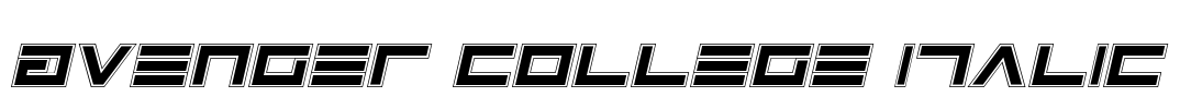 Avenger College Italic