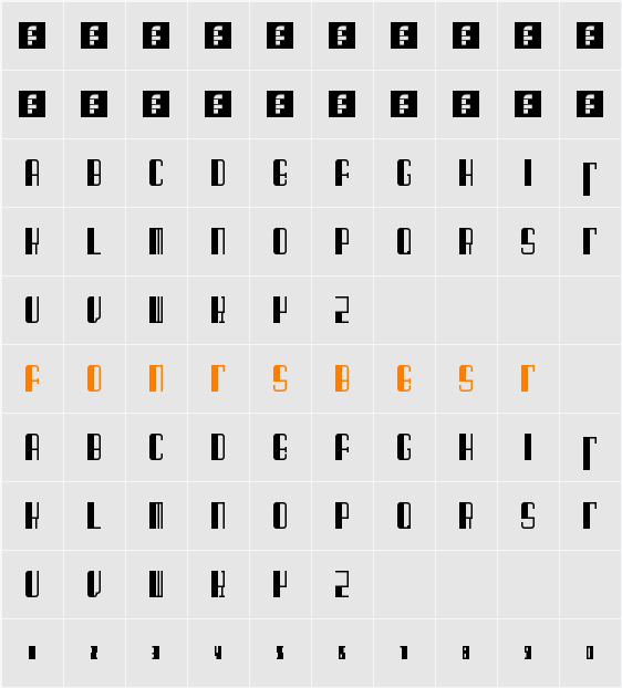 Barcode Deco! Character Map