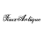 FauxAntique Font Image