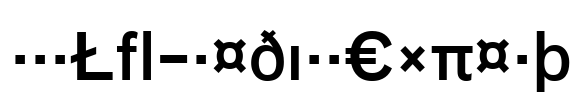 BauLF-MediumExpert Font Image