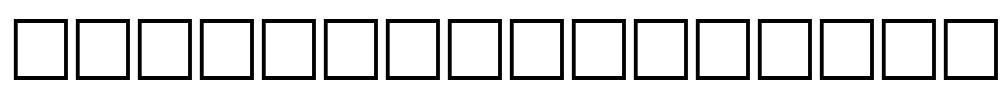 Chinese Generic1 Font Image