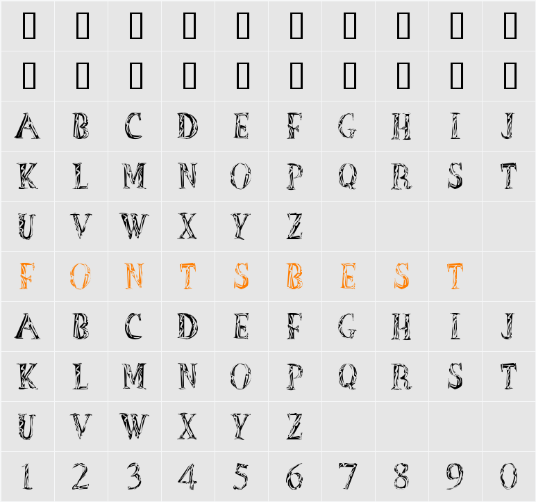 JI-Merges Character Map