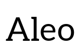 Aleo Font Image