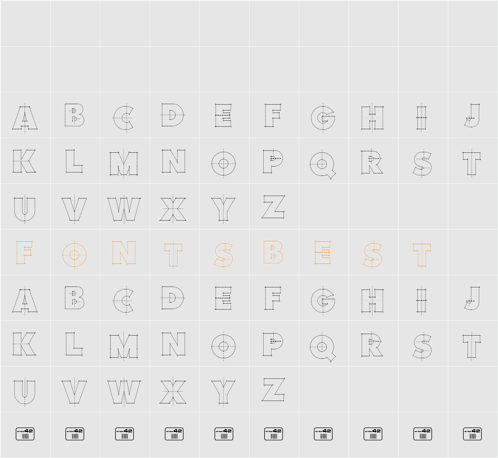 Constructivo Demo Character Map