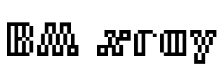 BM xray Font Image