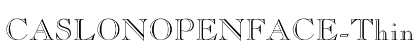 CASLONOPENFACE-Thin