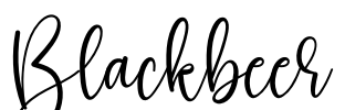 Blackbeer Font Image