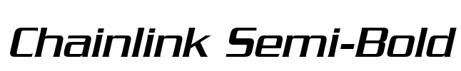 Chainlink Semi-Bold Font Image