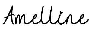 Amelline Font Image