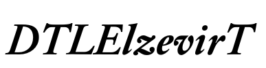 DTLElzevirT Font Image
