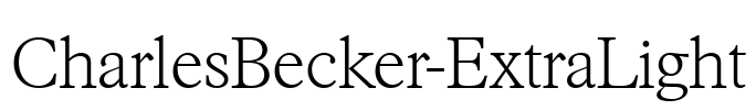 CharlesBecker-ExtraLight