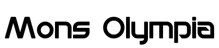 Mons Olympia Font Image