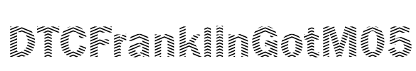 DTCFranklinGotM05 Font Image