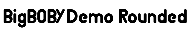 BigBOBY Demo Rounded Font Image