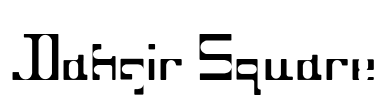 Dahgir Square Font Image