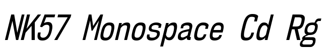 NK57 Monospace Cd Rg Font Image