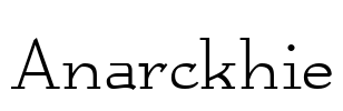 Anarckhie