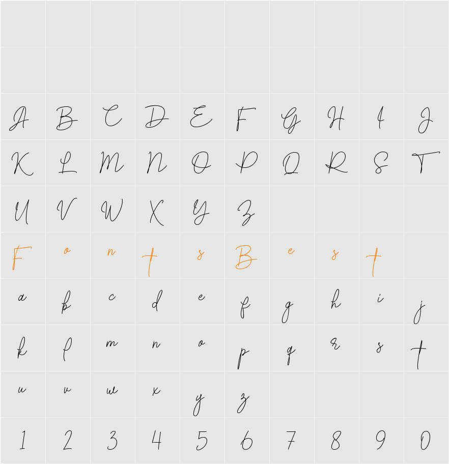 Brotherside Signature Character Map