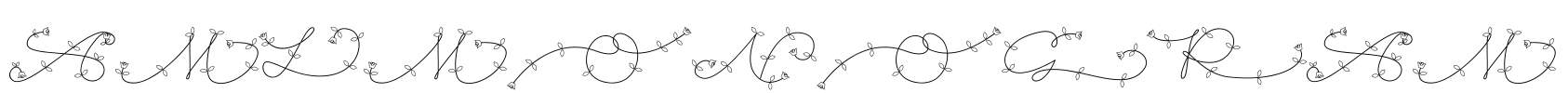 AMLMonogram Font Image