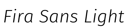 Fira Sans Light